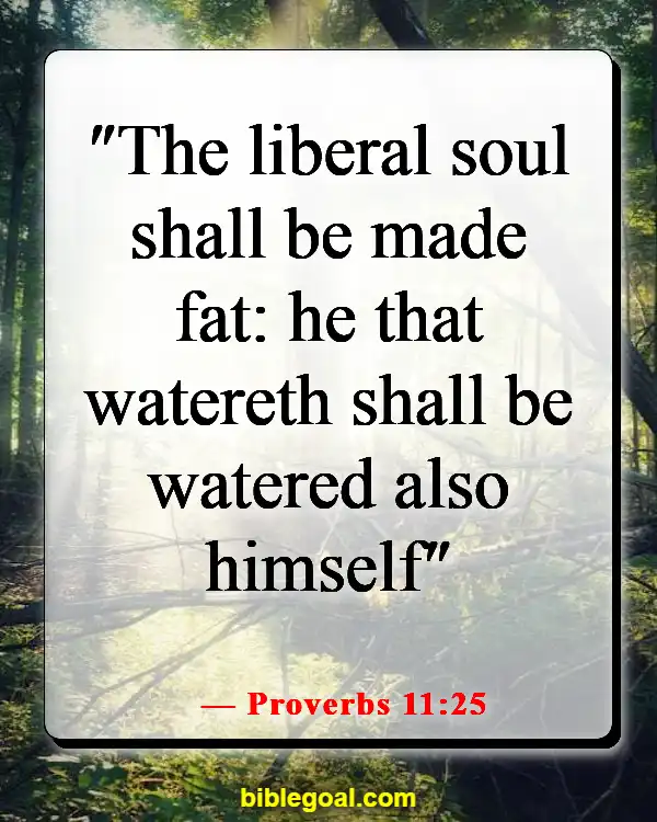 Bible Verse About Abundant Blessings (Proverbs 11:25)