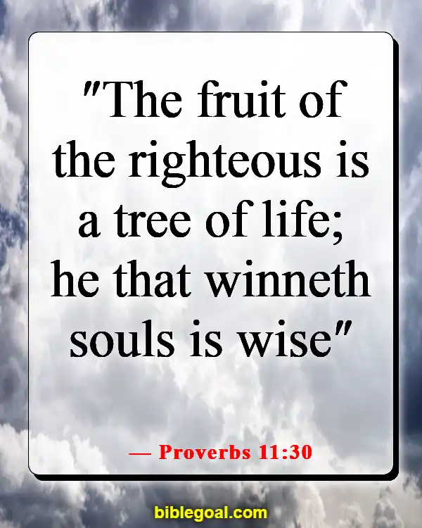 Bible Verses About Reaching And Preaching To Unbelievers (Proverbs 11:30)