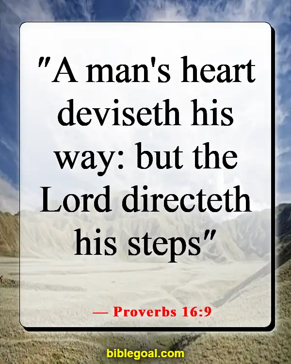 Bible Verses About Destiny (Proverbs 16:9)