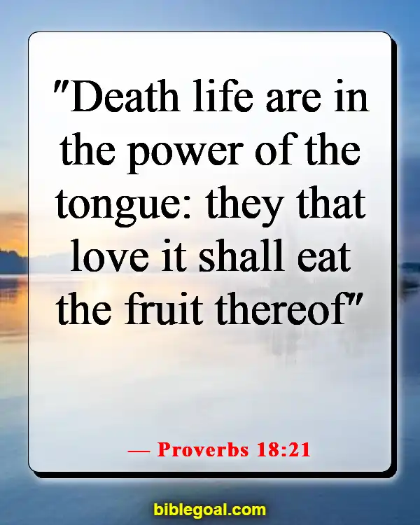 Bible Verses About Healing The Mind (Proverbs 18:21)