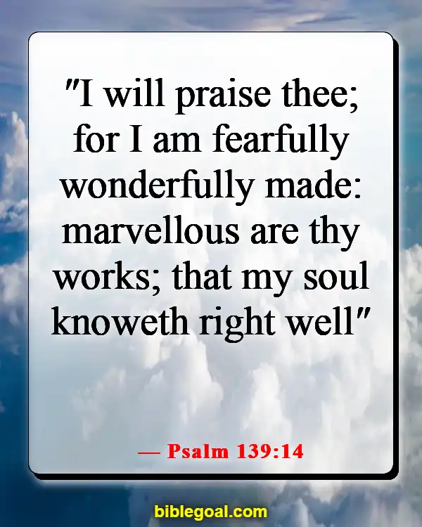 Bible Verses About Not Being Perfect (Psalm 139:14)
