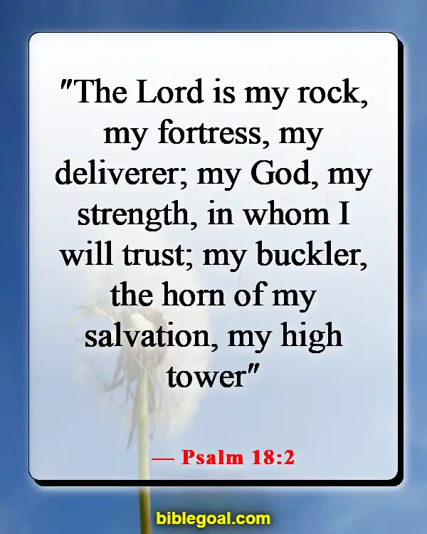 Bible Verses About Fighting Spiritual Warfare (Psalm 18:2)