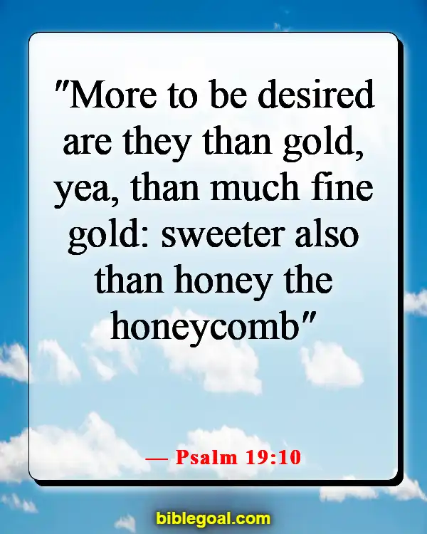 Bible Verse Food For The Soul (Psalm 19:10)