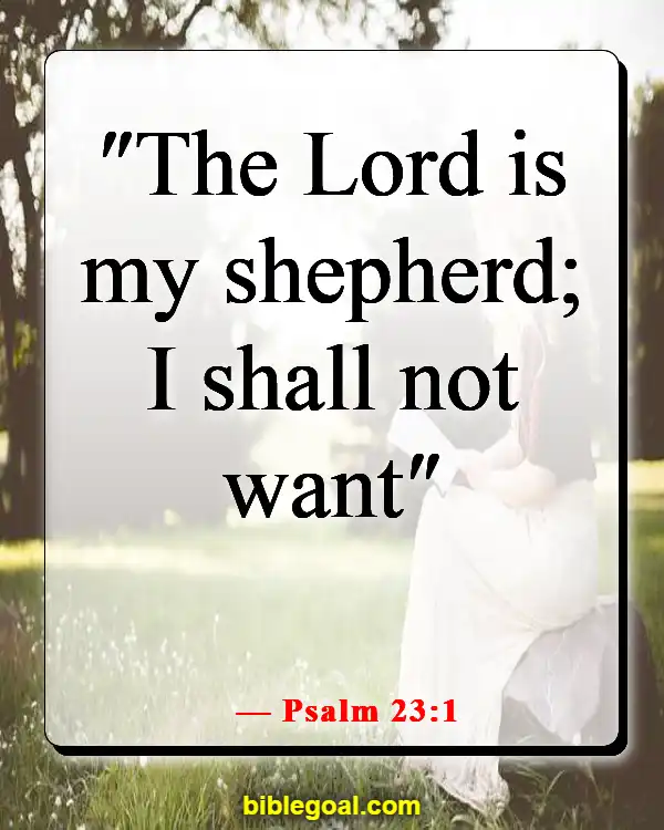 Bible Verse About Intimate Relationship With God (Psalm 23:1)