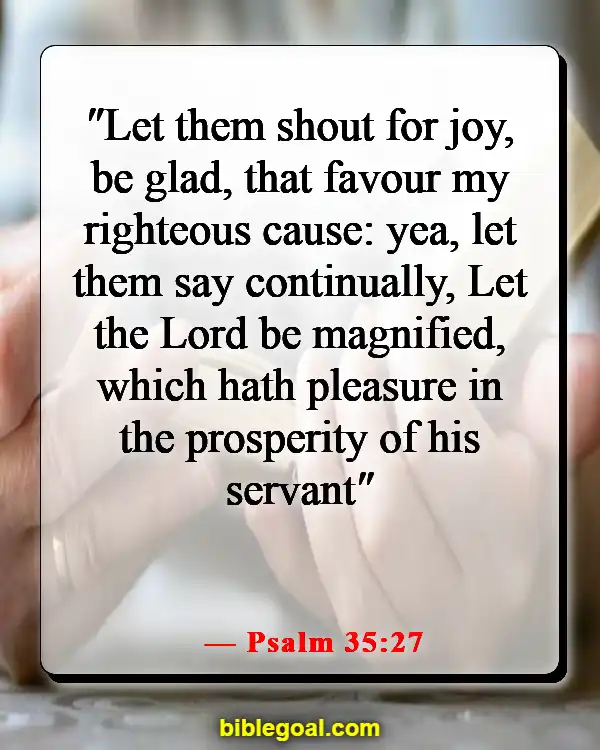 Bible Verse About Favor Of God (Psalm 35:27)