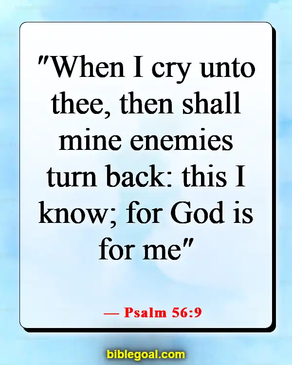 Bible Verses About Prayer Changes Things (Psalm 56:9)