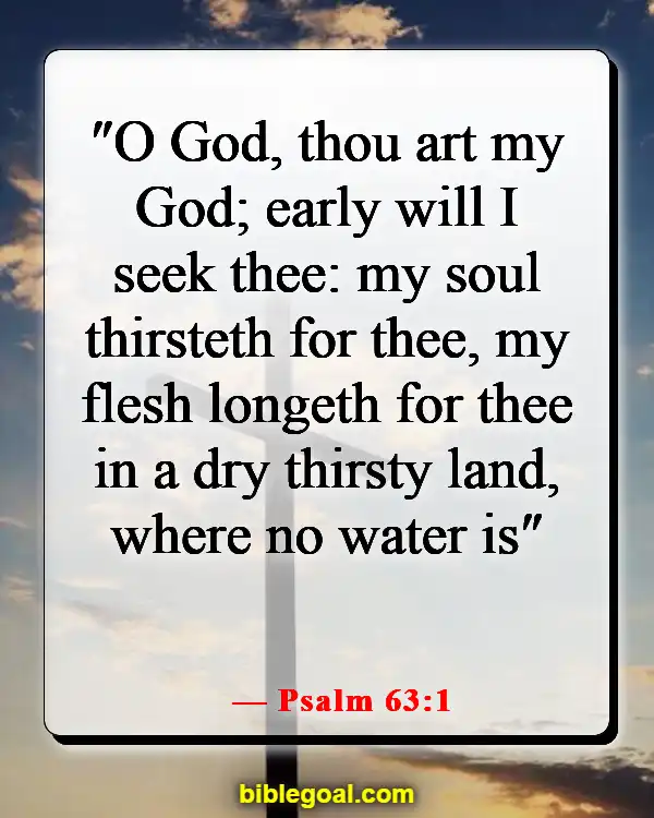 Bible Verse About Intimate Relationship With God (Psalm 63:1)