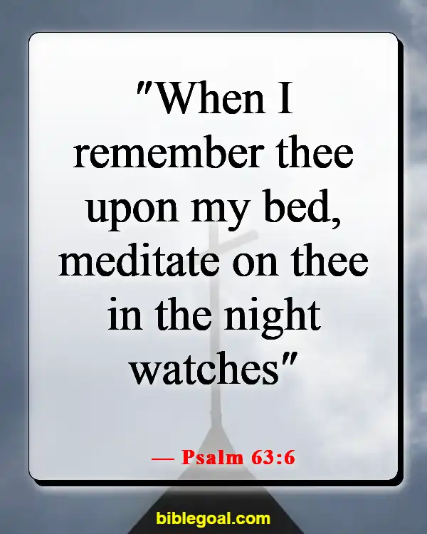 Bible Verse About Intimate Relationship With God (Psalm 63:6)