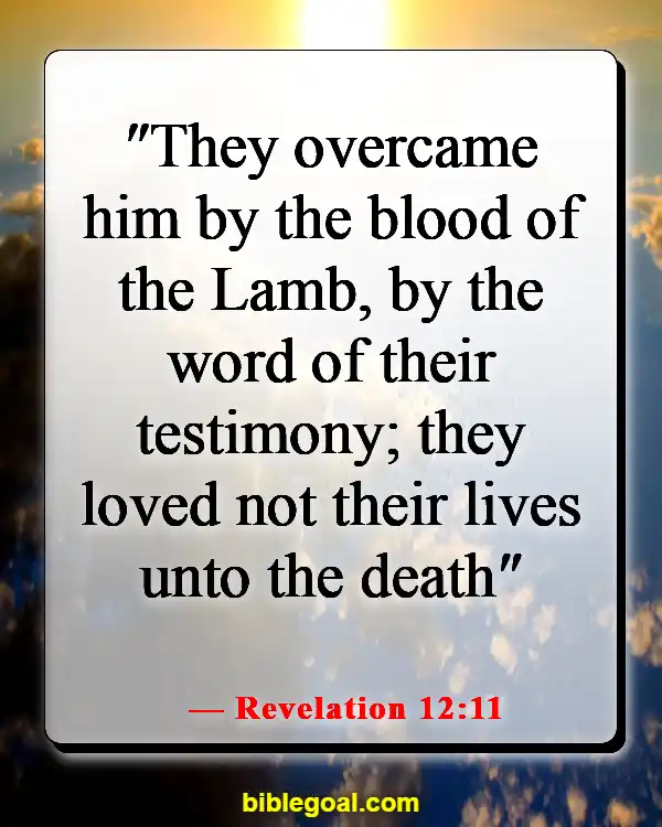 Bible Verses About Fighting Spiritual Warfare (Revelation 12:11)