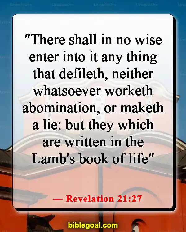 Bible Verses About The Hope Of Heaven (Revelation 21:27)
