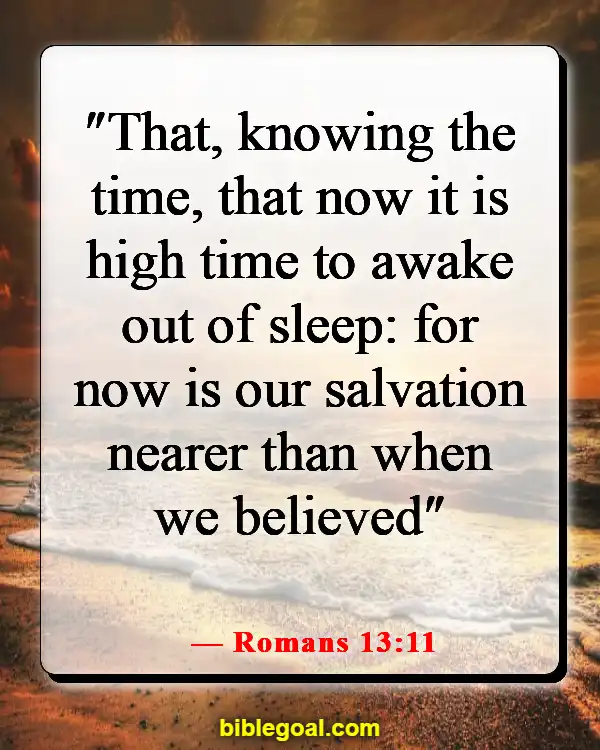 Bible Verse About God's Timing (Romans 13:11)