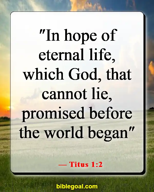 Bible Verse About Hope For The Future (Titus 1:2)