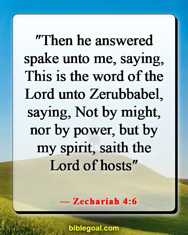 Bible Verses About Fighting Spiritual Warfare (Zechariah 4:6)