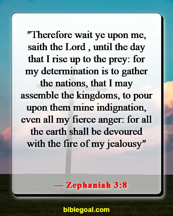 Bible Verse About God's Timing (Zephaniah 3:8)
